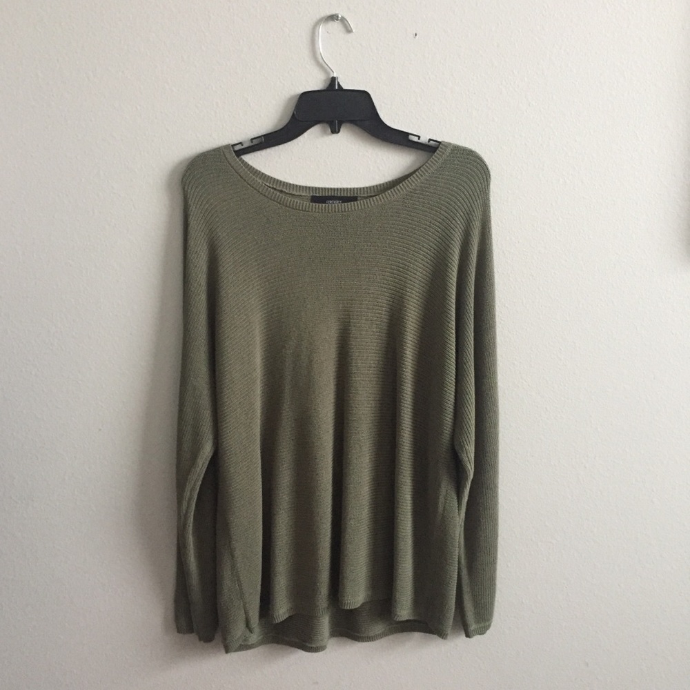 olive green sweater